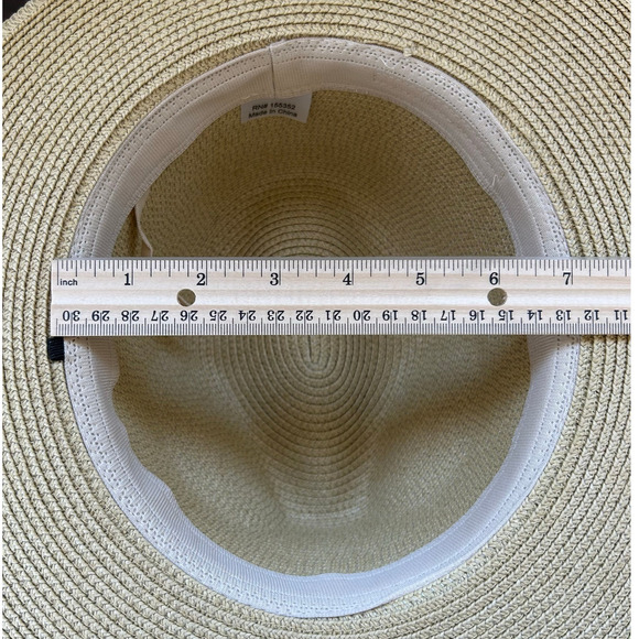 Panama Beach Hat Adjustable Fit Detachable Chin Strap Unisex Sun Hat UPF 80+ NWT - Picture 9 of 11